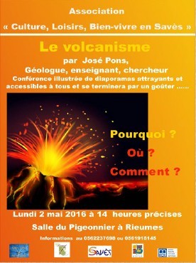Conférence sur le volcanisme