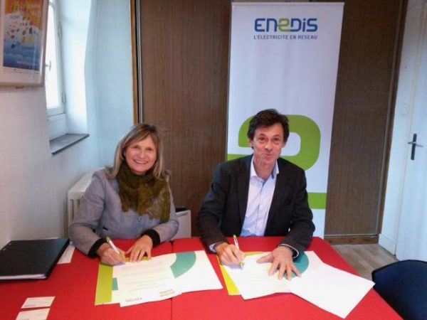 Signature du partenariat entre ENEDIS et le Festival TV de Luchon
