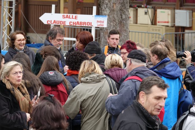 La foule des fans pour Olivier Marchal, président du jury Fiction (Photo © Tian)