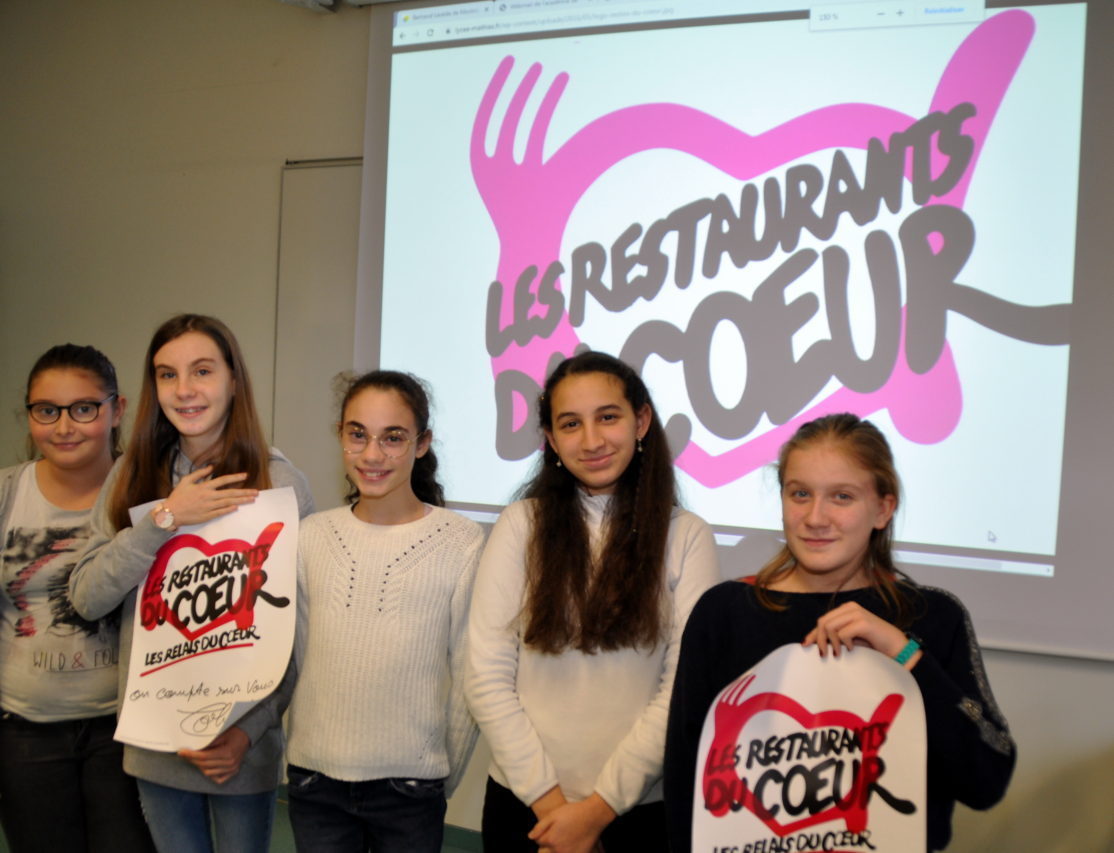 Montréjeau Projet caritatif pour cinq collégiennes Petite République com