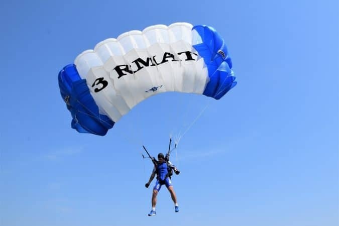 L’équipe de parachutisme sportif du 3e RMAT est régulièrement plébiscitée pour des évènements