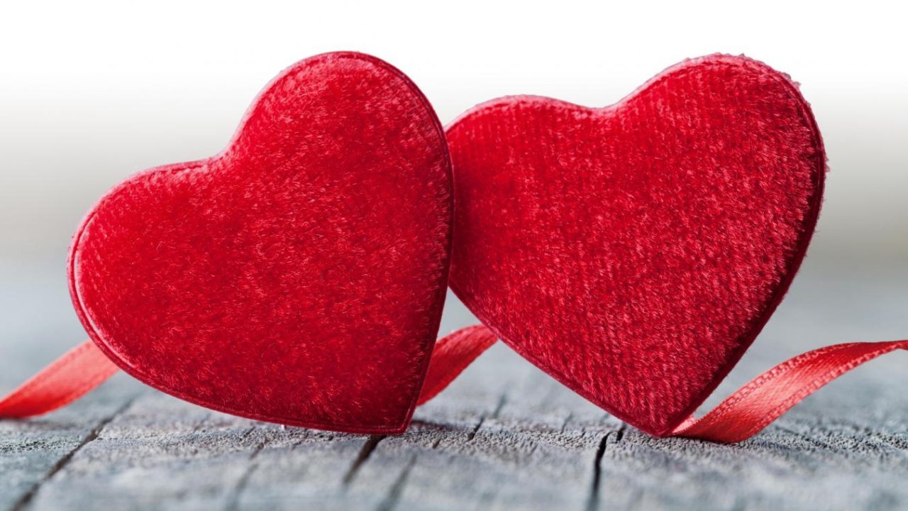 Impression de coeur d'amour la Saint-Valentin pour femmes avec