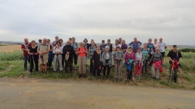 Le groupe de randonneurs