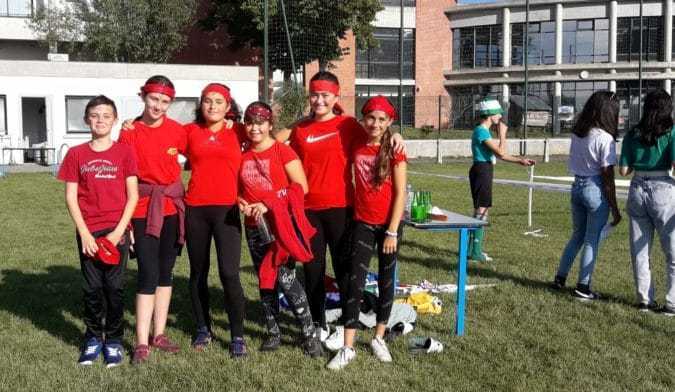De la bonne humeur au collège Charles Suran de Boulogne pour les Olympiades du sport.