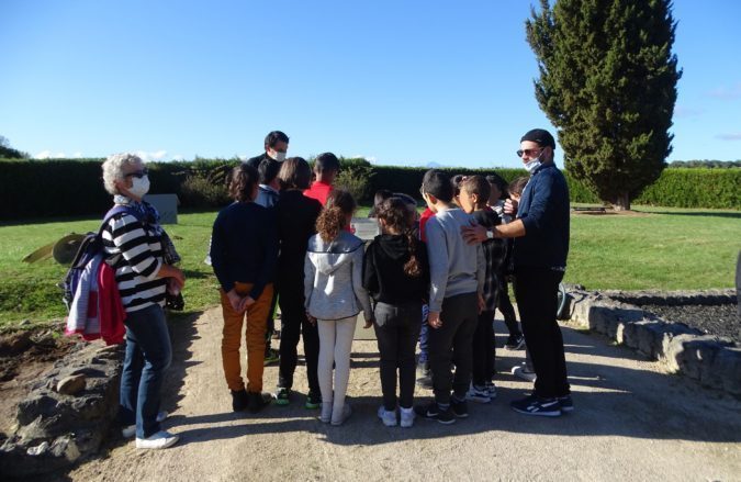 Une visite instructive à la Villa galloromaine de Montmaurin pour les écoliers toulousains.