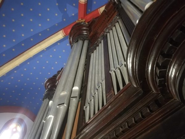 Le magnifique orgue de l'église de Cazères
