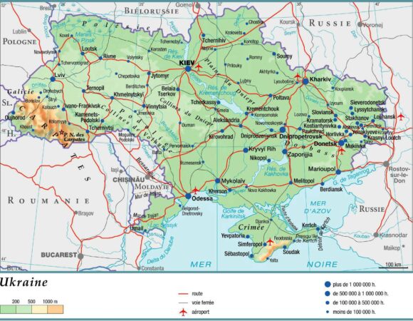 carte de l' Ukraine