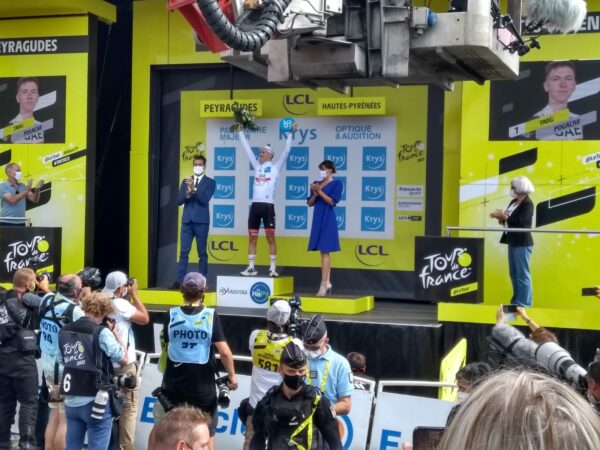 Tour de France 2022 Peyragudes le gagnant de l'étapeTadej Pogacar