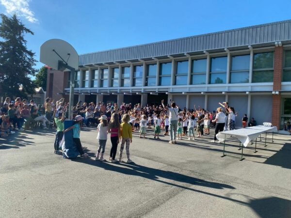Succès complet pour la belle fête de fin d'année au groupe scolaire La Gardette à Boulogne, vendredi 1er juillet.