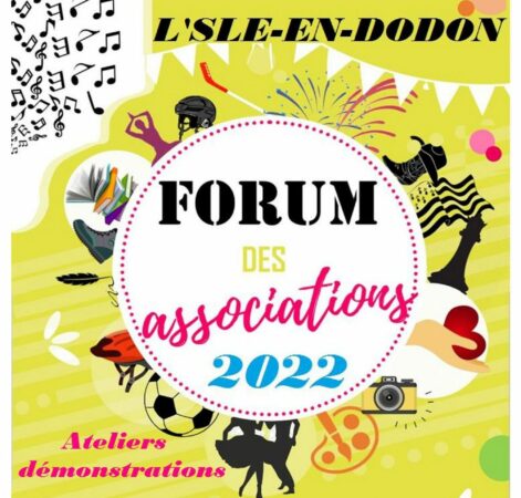 Le Forum des associations c'est samedi matin 3 septembre à l'Isle-en-Dodon.