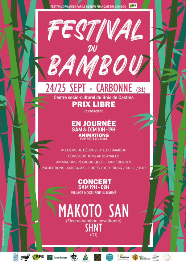 Festival du Bambou Carbonne 24 et 25 septembre 2022