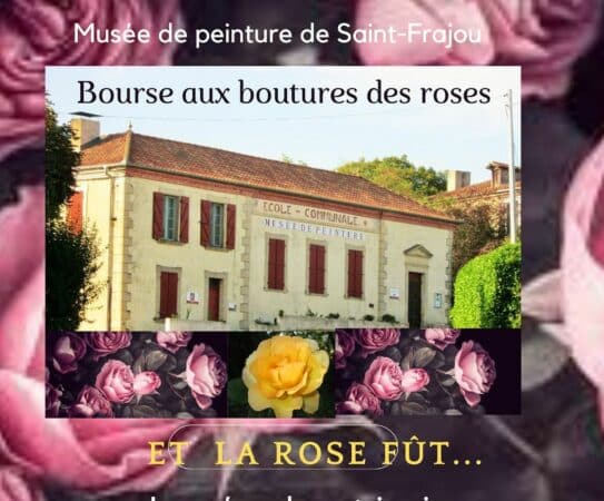 Les journées du Patrimoine au Musée de peinture de Saint-Frajou : conférence de René Souriac et troc de boutures de roses, les 17 et 18 septembre.