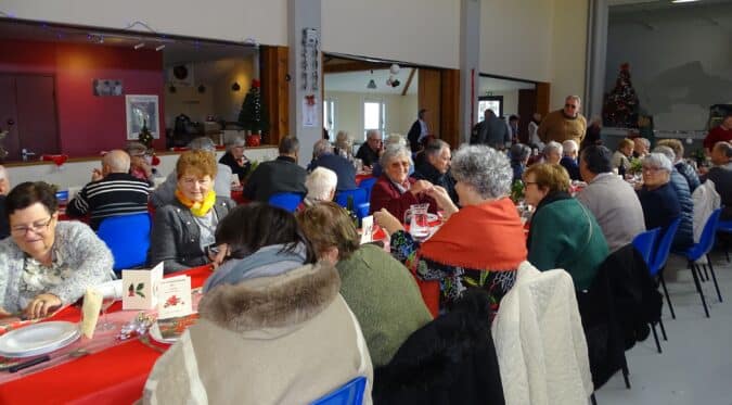 Amitié et partage autour du bon repas de fin d'année pour les Dynamiques du Tuco, à Péguilhan Lunax le 10 décembre.
