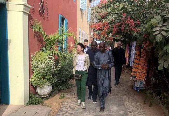 Carole Delga en visite au Sénégal