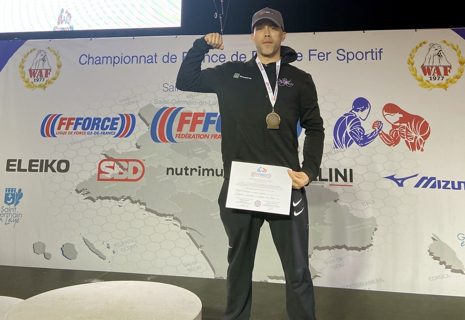 Podiums pour Jacques et Jessie aux championnats de France de bras de