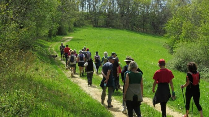 9 km de campagne verdoyantes autour de Nizan pour les marcheurs de Randonnée à Blajan.