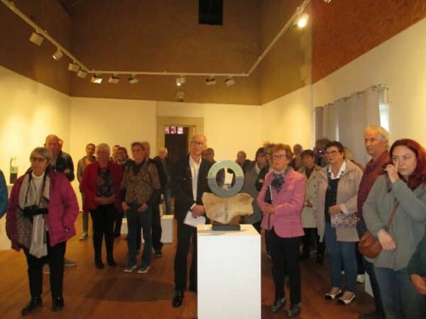 Succès complet pour le vernissage de la magnifique exposition des sculptures de Kavin au Musée de peinture de Saint-Frajou. A voir jusqu'au 1er mai.