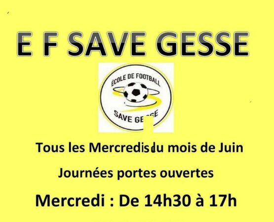 Pour découvrir l'école de foot Save Gesse à Boulogne.