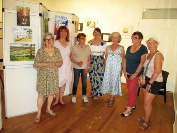 Les élèves du cours de peinture de Ksenia Milicevic ont exposé leurs oeuvres au musée de Saint Frajou.