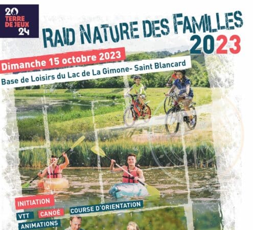 Le Raid des Familles à Saint-Blancard c'est dimanche 15 octobre, inscrivez-vous pour cette compétition sympathique à la base de loisirs du lac de la Gimone.