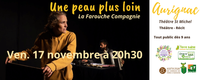 Une superbe soirée contée au Théâtre Saint-Michel d'Aurignac le 17 novembre prochain.