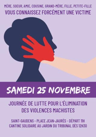 Une manifestation solidaire et féministe à Saint-Gaudens organisée par le Collectif du 8 mars.