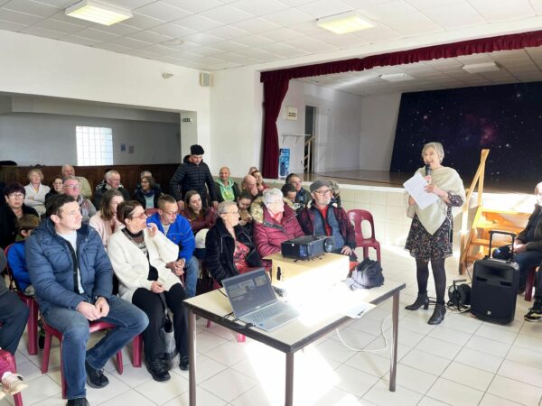 Bilans et perspectives pour le village de Saint Blancard, par Christine Huppert maire de la commune.