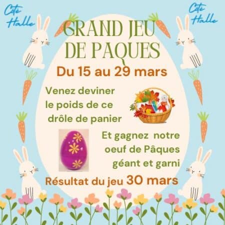 Le grand jeu de Pâques Côté Halles à Saint-Gaudens.